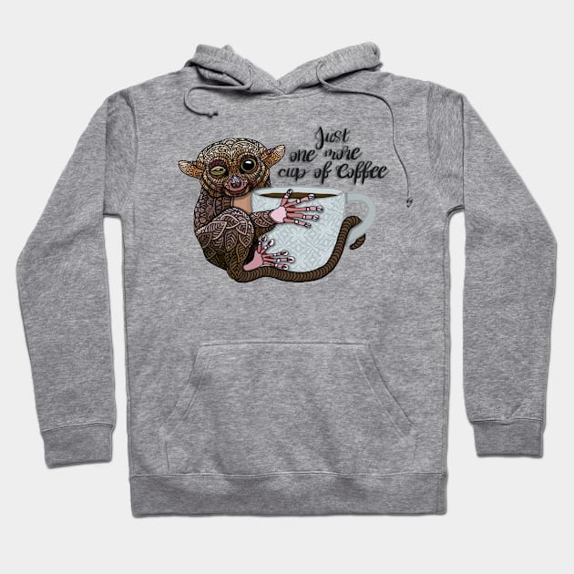 Tarsier Coffee Hoodie by ArtLovePassion